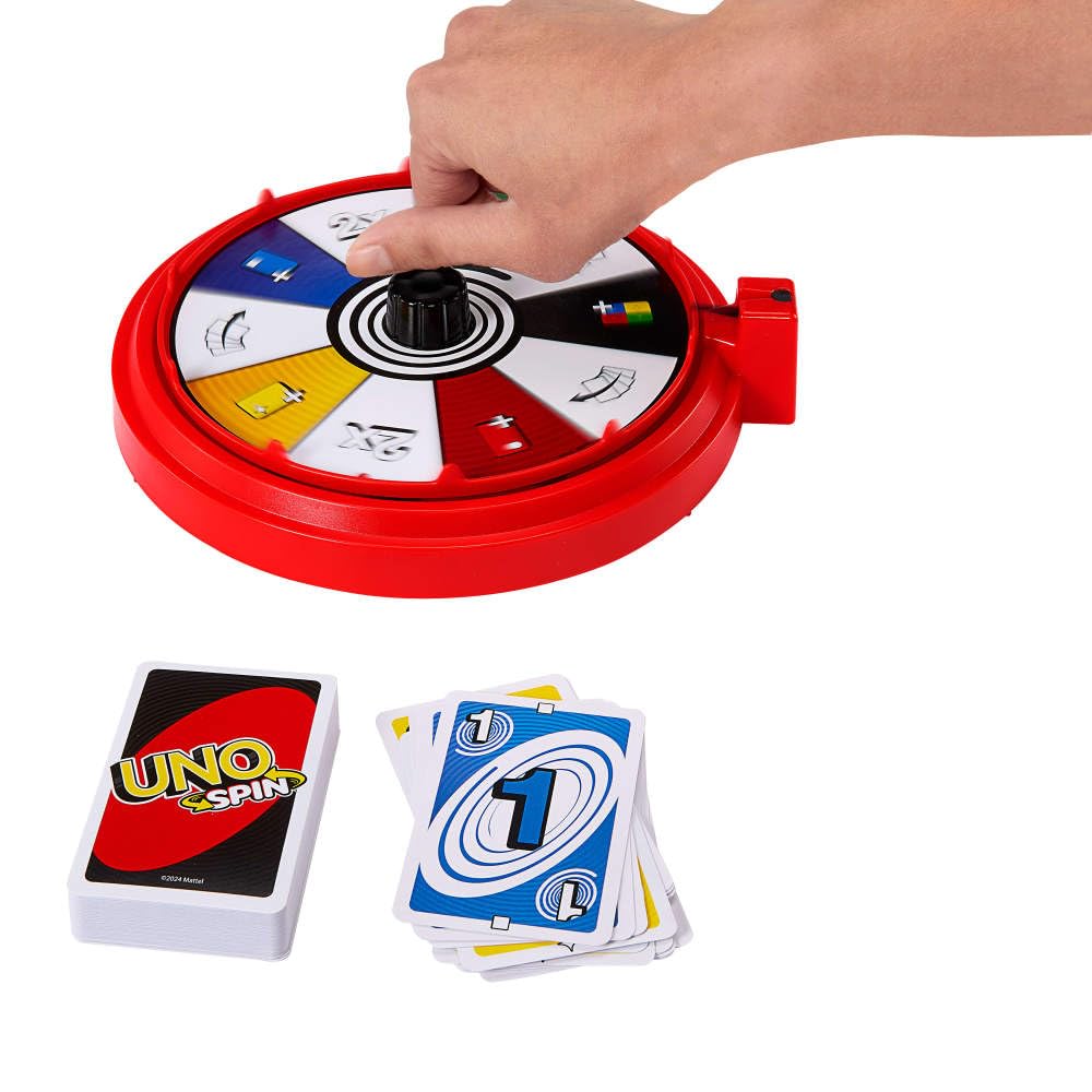 UNO Extreme Card Game Featuring Random-Action Launcher with Lights & Sounds & 112 Cards, Kid, Teen & Adult Game Night Gift Ages 7 Years & Older, GXY75