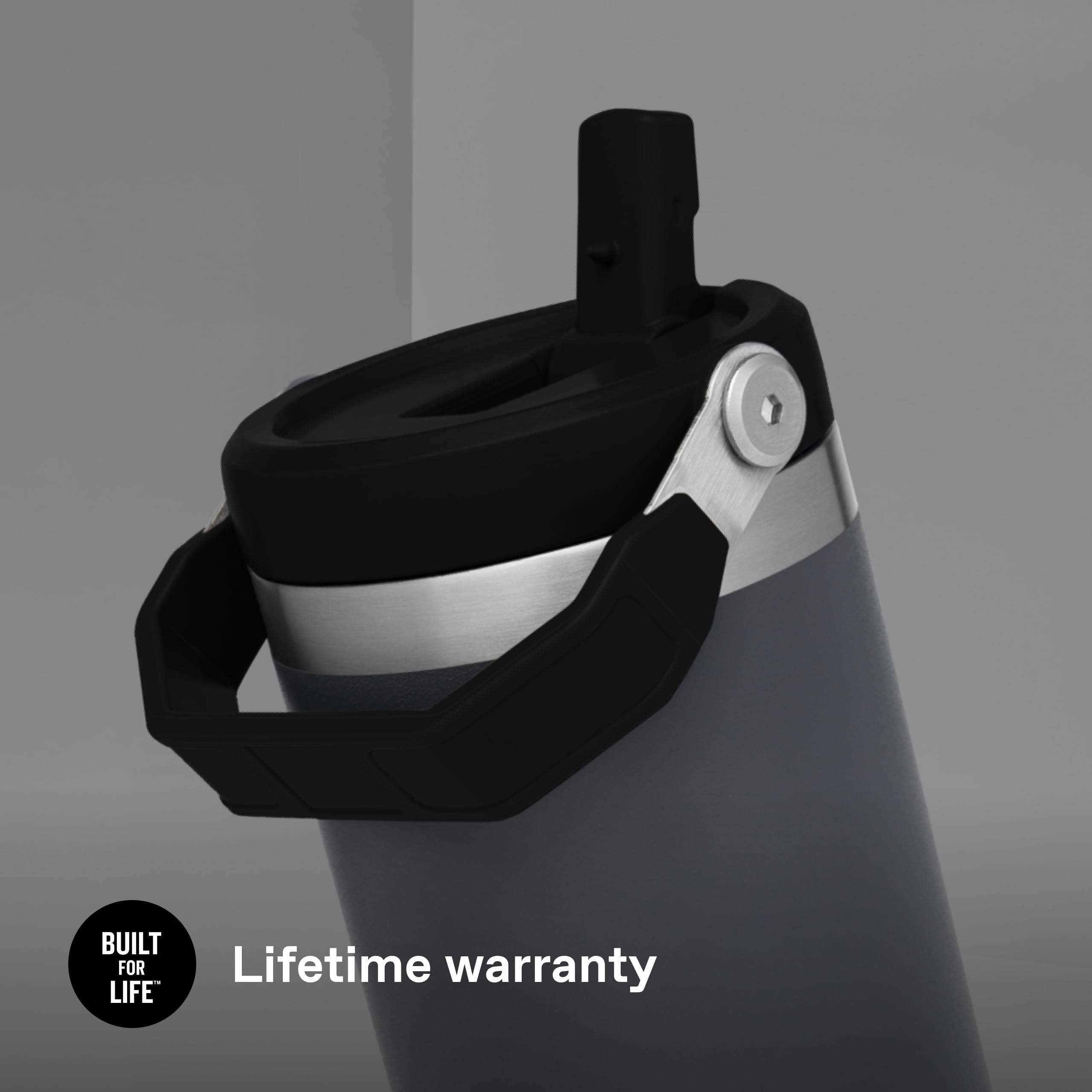 Stanley Flip Straw Tumbler 1.0 Water Bottle With Straw 0.89L - Keeps Cold For 12+ Hours - Easy To Carry - Dishwasher Safe - Stainless Steel Thermal Flask - BPA-Free Travel Mug - Navy