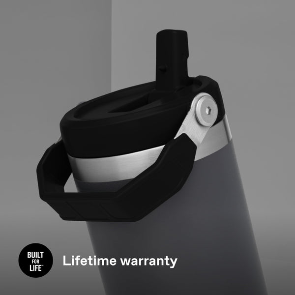 Stanley Flip Straw Tumbler 1.0 Water Bottle With Straw 0.89L - Keeps Cold For 12+ Hours - Easy To Carry - Dishwasher Safe - Stainless Steel Thermal Flask - BPA-Free Travel Mug - Navy