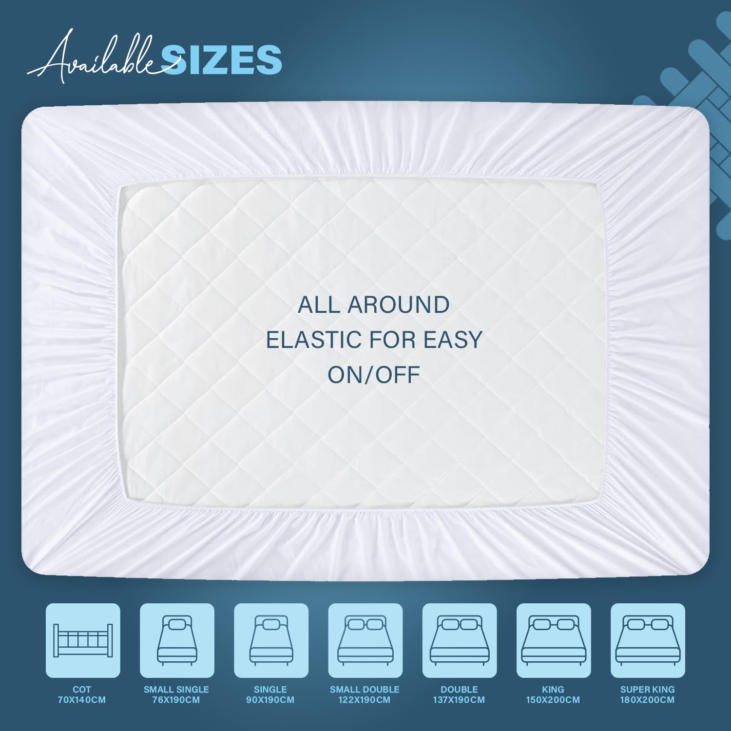 ACRALI HOME Luxury Thick Mattress Topper Double Bed – 4 Inch Extra Thick, Hotel Quality, Quilted and Breathable Topper with Elasticated Corner Straps for Superior Comfort and Fit