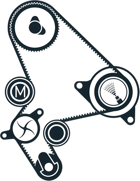 SKF VKMC 03248 Timing belt and water pump kit