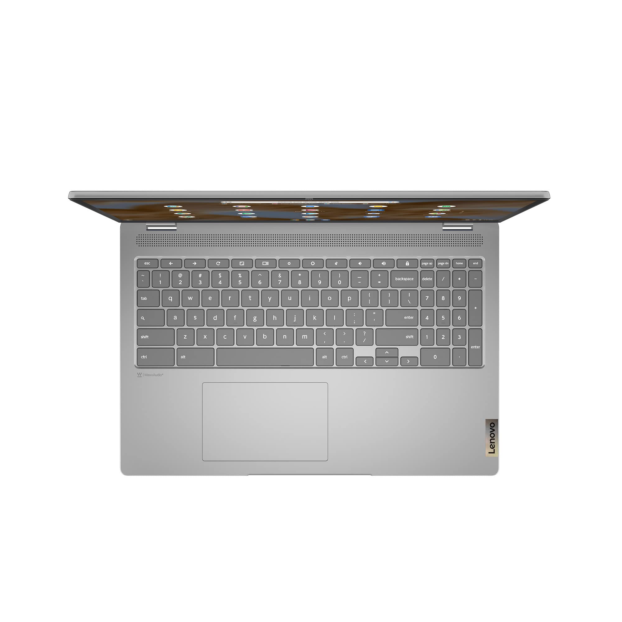 Lenovo IdeaPad Flex 3 Chromebook | 15 inch Full HD Laptop | Intel Pentium Silver N6000 | 8GB RAM | 128GB eMMC | Chrome OS | Arctic Grey