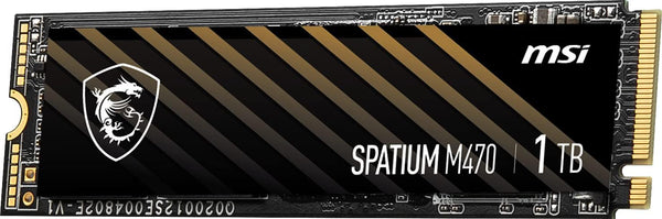 MSI GeForce RTX 5060 8G SHADOW 2X OC Graphics Card GDDR7, PCIe 5.0, HDMI 2.1b, DP 2.1b SPATIUM M470 PRO SSD 1TB - PCIe 4.0 NVMe M.2 Internal Solid State Drive, 6000MB/s Read & 4500MB/s Write