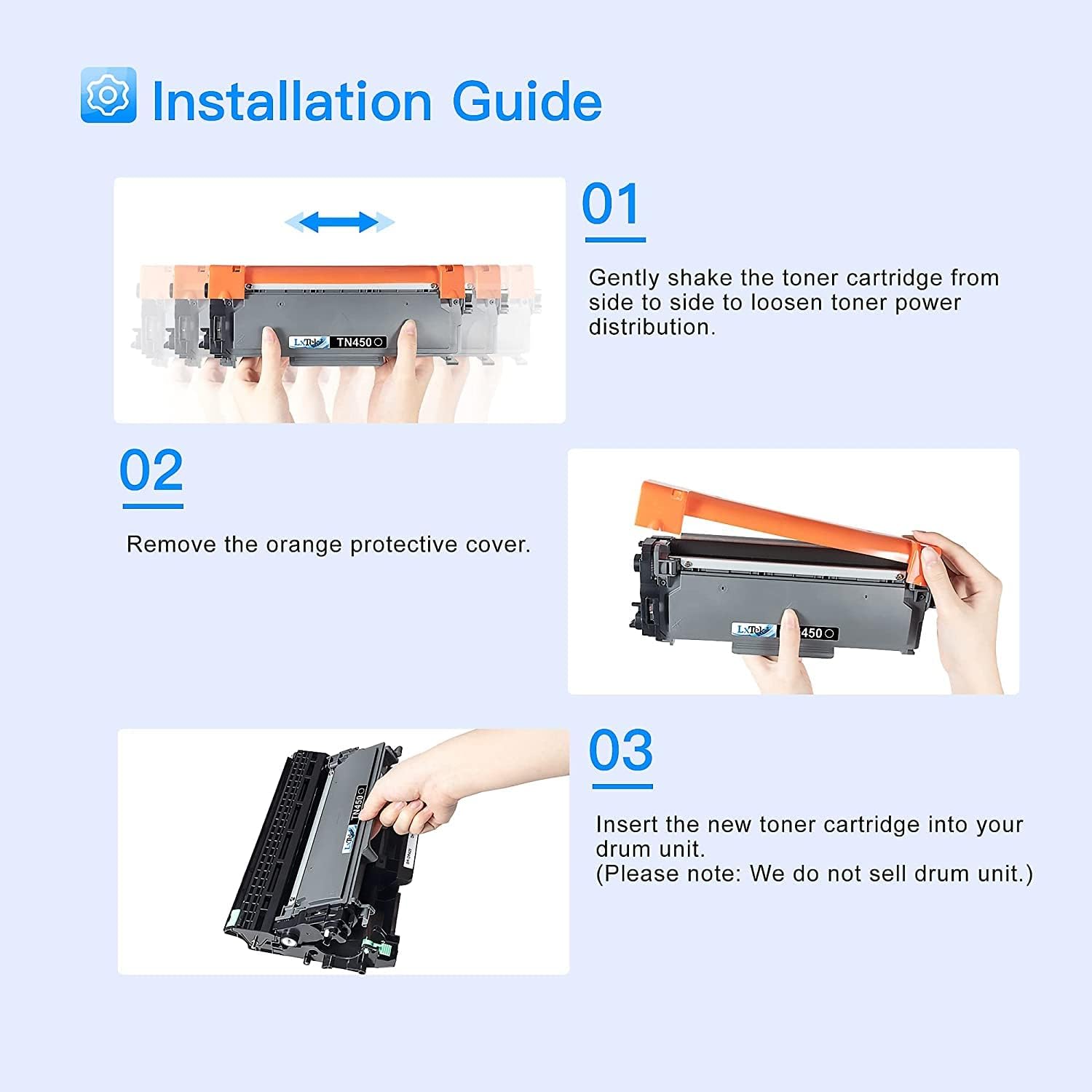 LxTek Compatible Toner Cartridge Replacement for Brother TN2220 TN-2220 TN2010 TN-2010 Compatible with HL-2130 2240 2240D 2250DN 2270DW 7360N 7055 7055W 7060D 7070DW FAX-2840 (Black,2-Pack)
