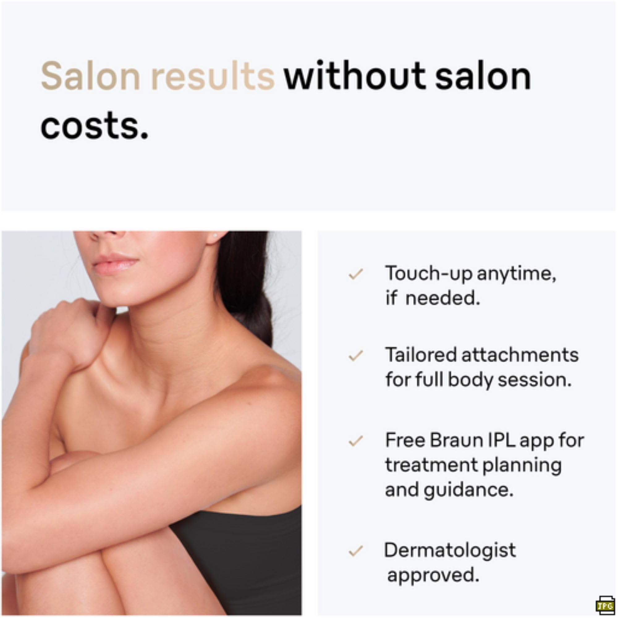 Braun IPL Silk-Expert Pro 5, at Home Hair Removal, Alternative for Laser Hair Removal, Includes Pouch, Venus Razor, Precision Head, 2 Years of Smooth Skin, Gift for Women, White/Gold, PL5137