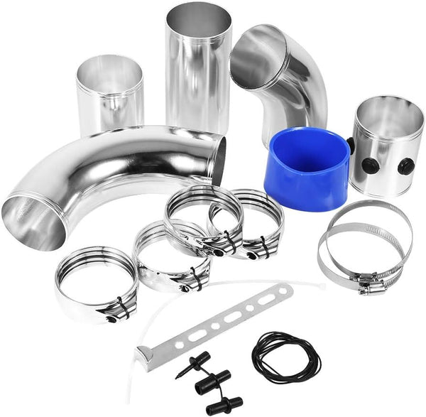 Induction Kit, High Flow Induction Kit Aluminium Alloy Sturdy for Cars for Most Vehicles