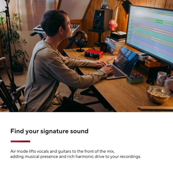 Focusrite Scarlett 2i2 4th Gen USB Audio Interface for Recording, Songwriting, Streaming and Podcasting — High-Fidelity, Studio Quality Recording, and All the Software You Need to Record