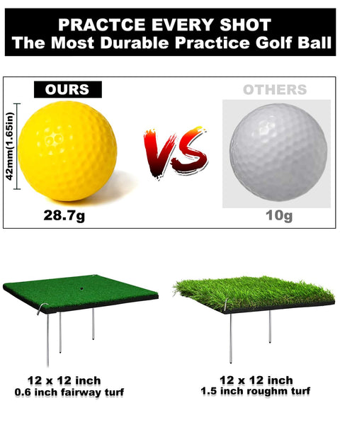 Golf Chipping Net, GEEORZO Pop Up Golf Practice Net, Golf Swing Training Aid for Backyard Outdoor Indoor - Golf Gift for Men Women