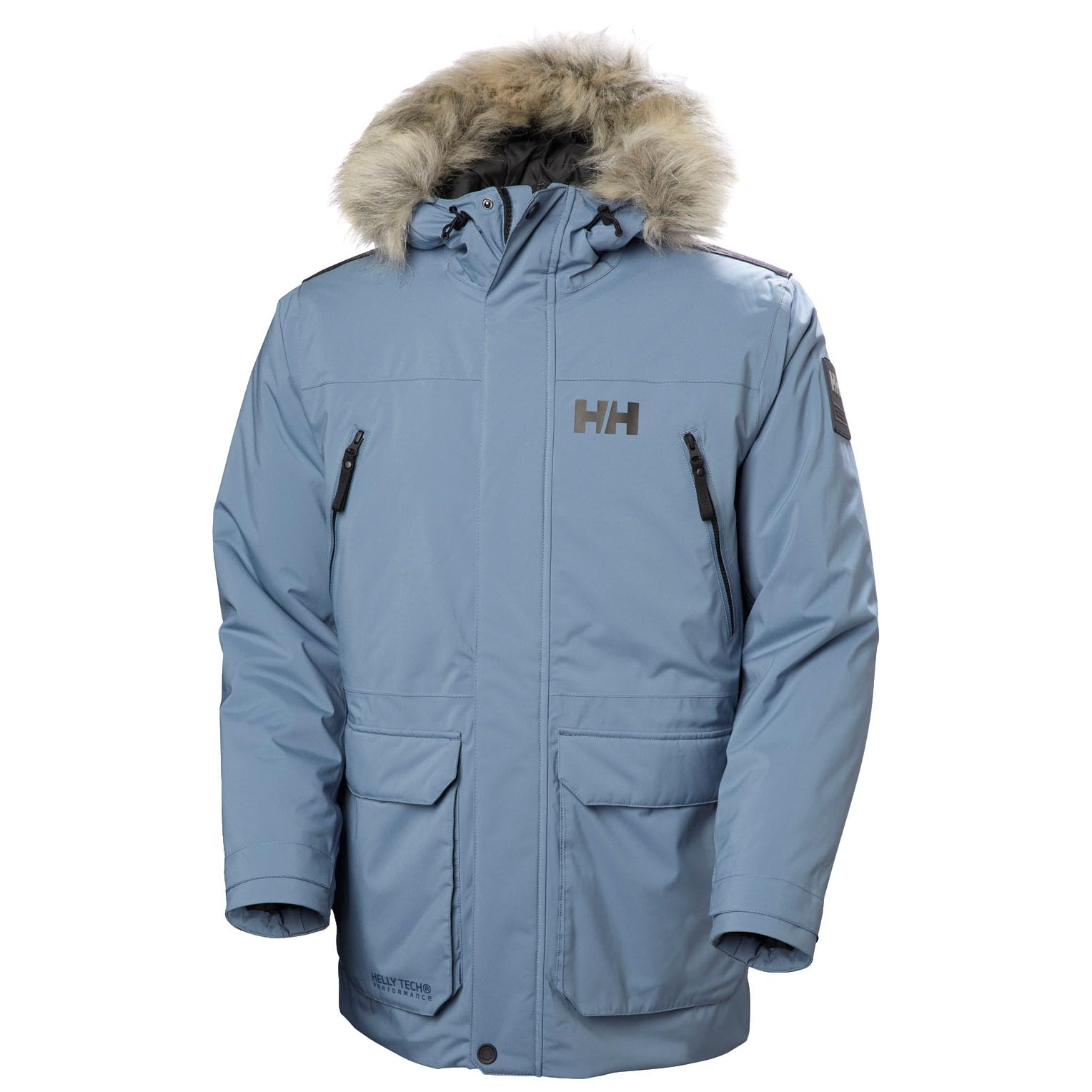Helly Hansen Men's Reine Parka – Waterproof Insulated Parka with Adjustable Hood and Reflective Details