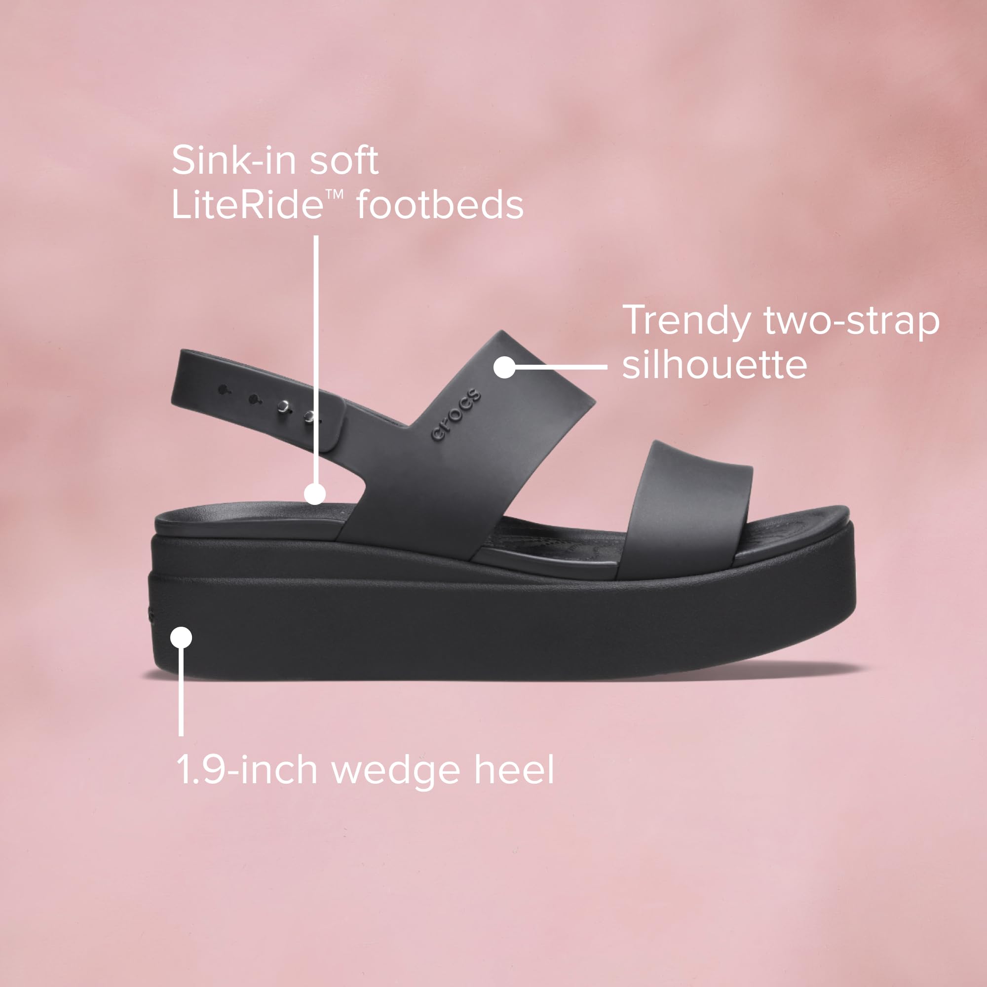 Crocs Women's Brooklyn Low Wedge Clog