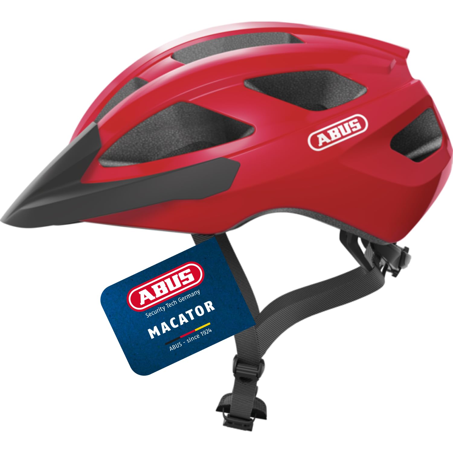 ABUS Macator Racing Bike Helmet - Sporty Bicycle Helmet for Beginners - for Women and Men