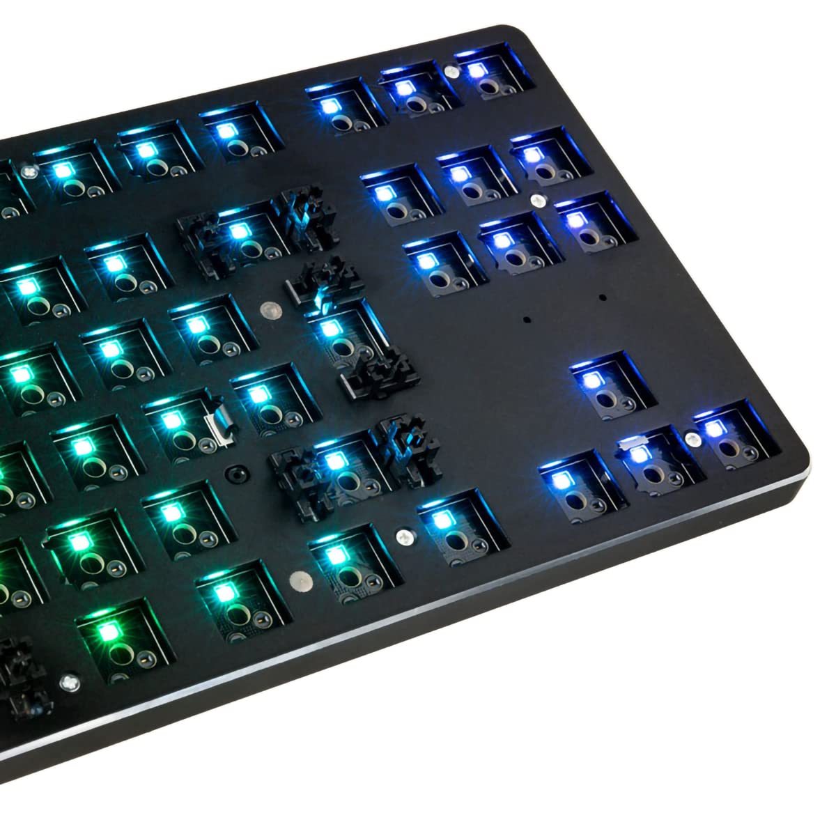 Glorious Gaming GMMK Compact 60%, Barebones (Frame Only) - Mechanical Gaming Keyboard, Per Key RGB, Hotswap & Customisable, International/ISO Layout - Black