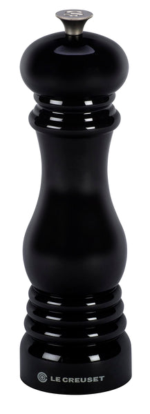 Le Creuset Classic Adjustable Pepper Mill Grinder, Chip-resistant ABS Plastic, Anti-Corrosion, 40g, 21 cm, Bamboo, 44001214080000
