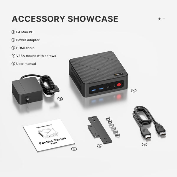 BOSGAME Mini PC [Dual LAN], AMD Ryzen 7 5825U (8C/16T, up to 4.5Ghz) 32GB DDR4 1TB SSD Mini PC Dual Channel, 4K@60Hz Mini Desktop Computers Wi-Fi 6E/BT 5.2