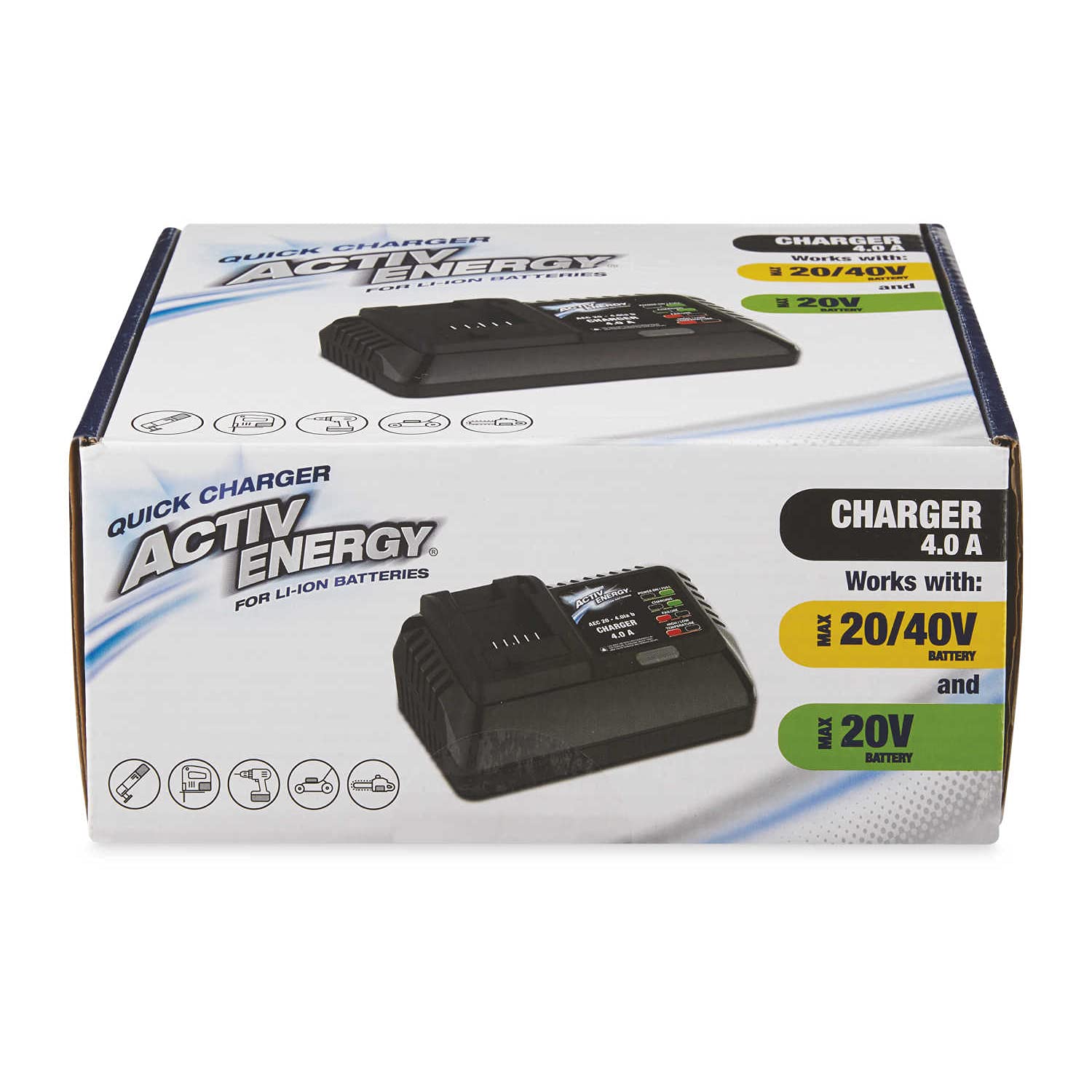 Activ Energy Universal Battery Charger for FERREX Battery Tools Garden Tools