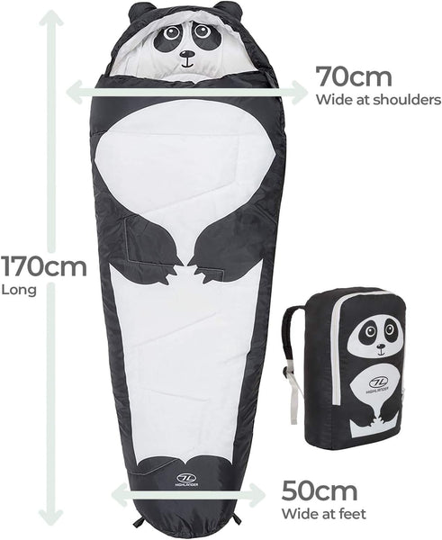 Highlander Creature Sleeping Bag Panda One Size