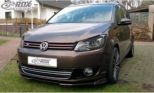 RDX Racedesign Front spoiler Vario-X compatible with Volkswagen Touran 2011- & Caddy 2010- (PU)