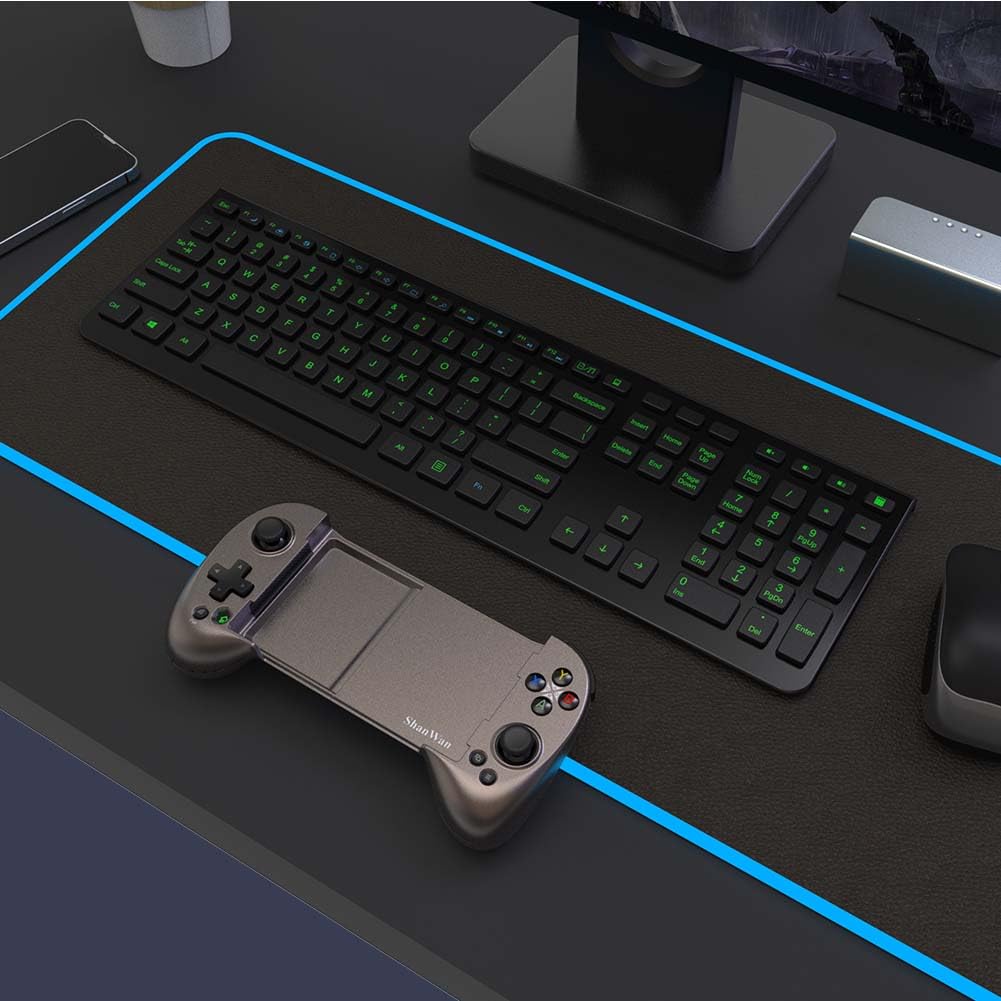 ShanWan Mobile Gaming Controller for Android/iOS, Phone controller for iPhone15, Bluetooth connection, PS Remote Gaming Xbox Cloud Steam Link GeForce NOW MFi Apple Arcade Gaming