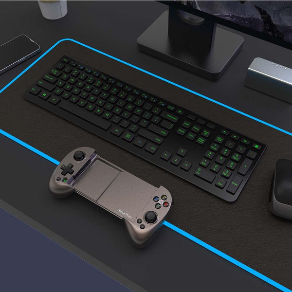 ShanWan Mobile Gaming Controller for Android/iOS, Phone controller for iPhone15, Bluetooth connection, PS Remote Gaming Xbox Cloud Steam Link GeForce NOW MFi Apple Arcade Gaming