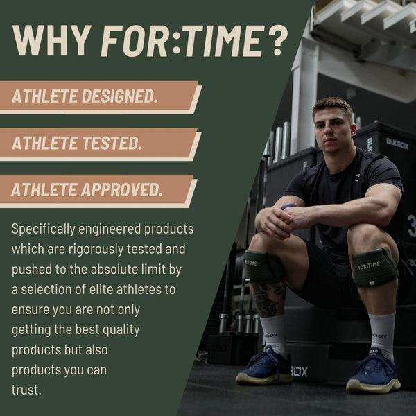 FOR:TIME FITNESS GAME DAY GRIPS - Hand Grips for CrossFit and Gymnastics Workouts - Ultra Sticky Carbon Fibre Hand Protection with Wrist Support - Gym