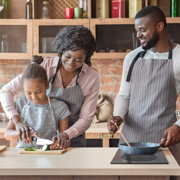 GIONIEN Plug in Induction Hob 2 Rings,Domino Hobs,30cm Electric Cooktop 2800W 13 Amp, Built in Worktop,Black Glass Smooth Worktop,Double Induction Cooker GIT230SP
