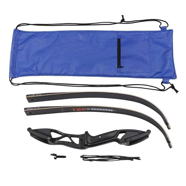 Huntingdoor 56" Takedown Recurve Bow Kit Adults Longbow 30-50 lbs with Archery Accessories Aluminium Alloy Riser Archery Set for Target Practice