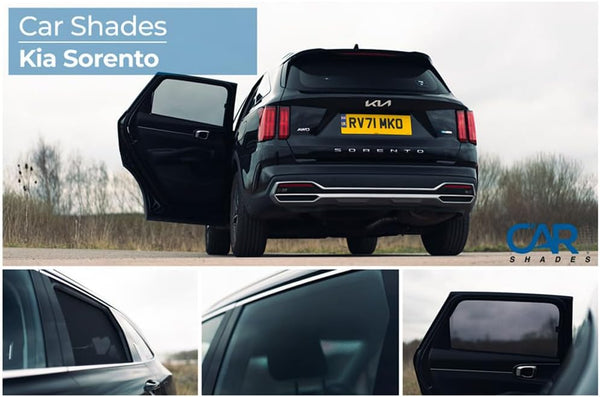 CAR SHADES Set (rear side doors) compatible with Kia Sorento 5 doors 2020- (2-pieces)