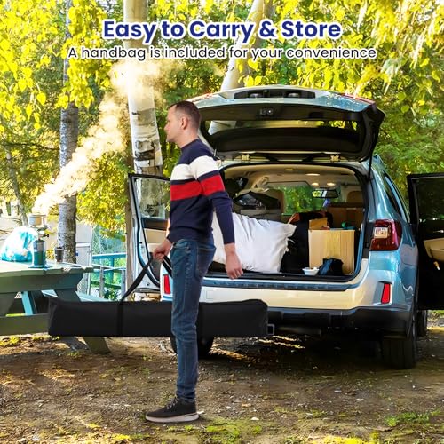 COSTWAY 2m x 2m Pop up Gazebo, 3-Position Height Adjustable Commercial Instant Canopy Tent with Carry Bag, Garden Patio Sun Shelter for Camping BBQ Party (Blue, 198 x 198 x 190-244 cm)