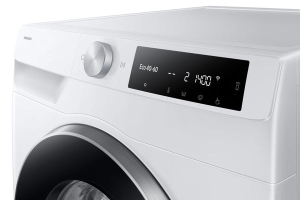 Samsung Series 6 AI Energy Washing Machine, 9kg, 1400rpm, White, WW90DG6U25LEU1