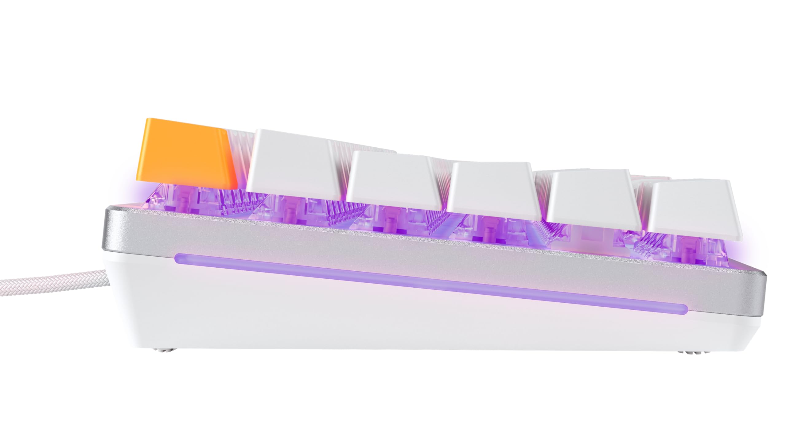 Glorious Gaming GMMK 2 Full Size (96%) - Mechanical Gaming Keyboard, Aluminium Frame, Customisable, Doubleshot Caps, Fox Switches, Per Key RGB, Full NKRO, English UK QWERTY Layout - Pink