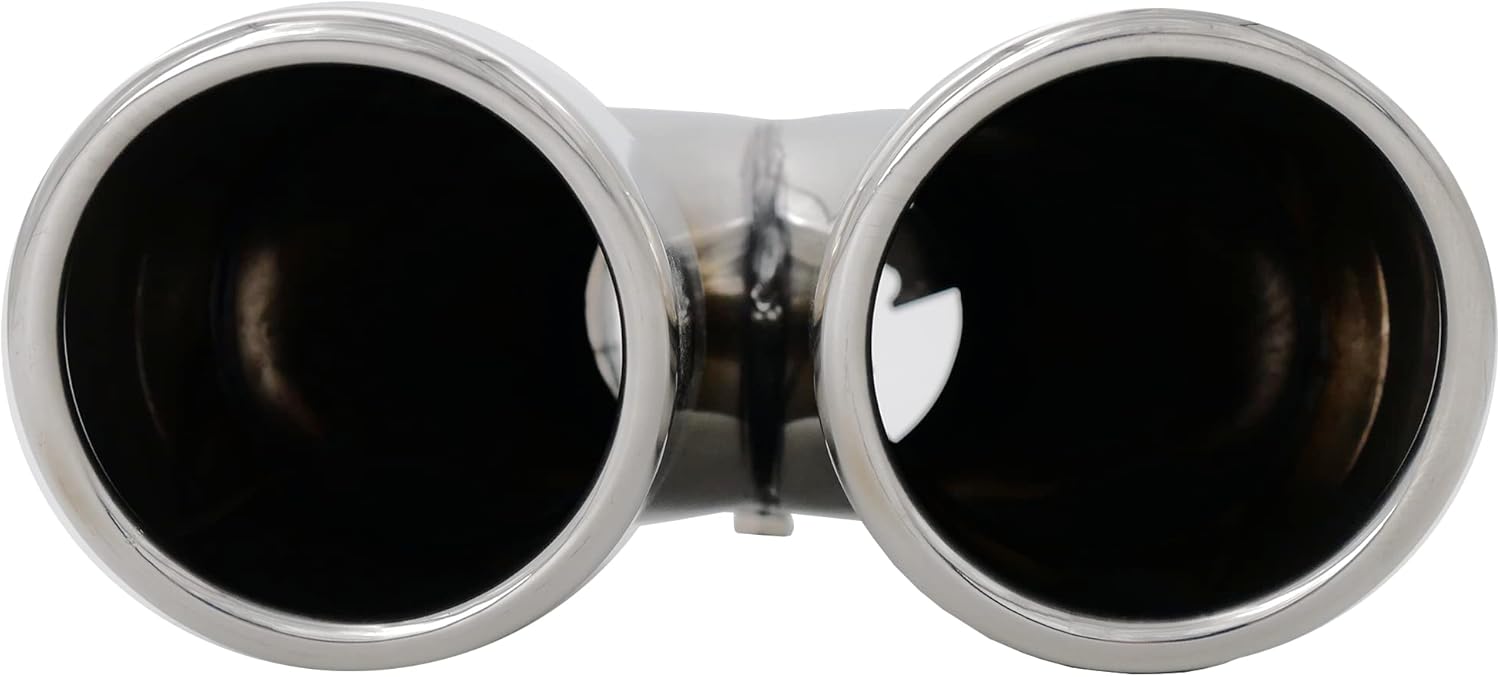 Simoni Racing TRX/18 Exhaust Tip Double Rounded Inox