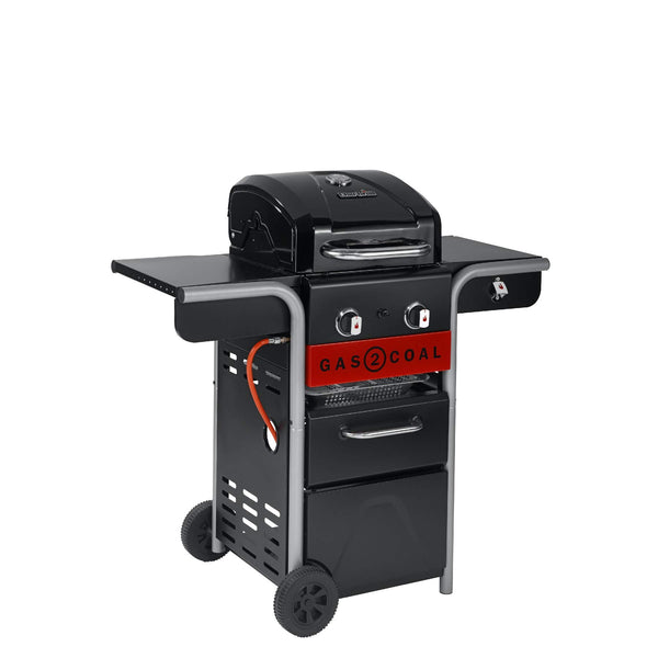 Char-Broil Gas2Coal 440 Hybrid Grill Gas Barbecue, Black