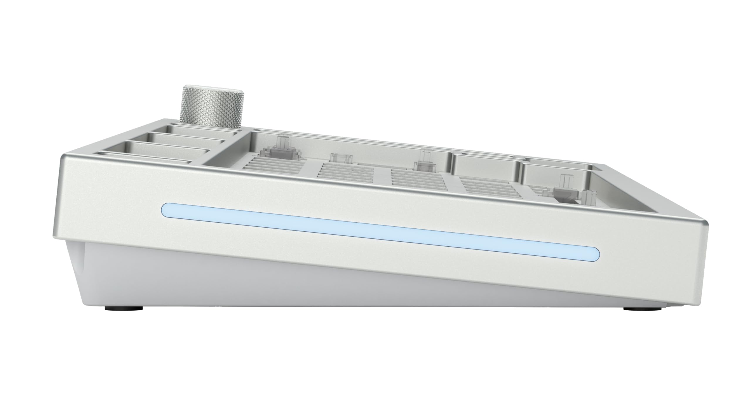 Glorious Gaming GMMK PRO 75% Barebones (Frame Only) - Modular Mechanical Gaming Keyboard, TKL Size (75%), 1.5kg Frame, RGB, Customisable, 5-Pin Switch Support, International/ISO Layout - Black Slate