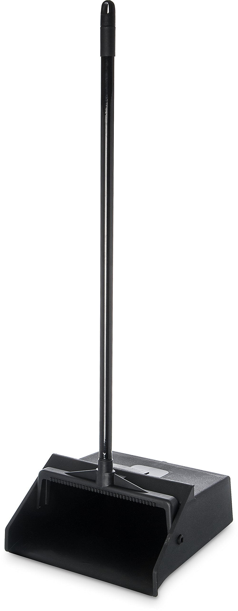 CFS Duo-Pan Plastic Upright Dust Pan, 12 Inches, Black