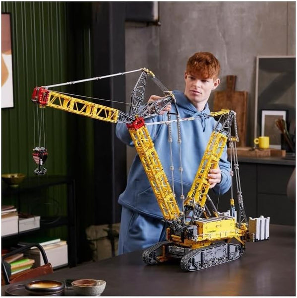 LEGO Technic Liebherr Crawler Crane LR 13000 Set, Build the Ultimate Remote Controlled Construction Vehicle with Control+ App, Winch System and Luffing Jib, Large Model for Adults, Men, Women 42146