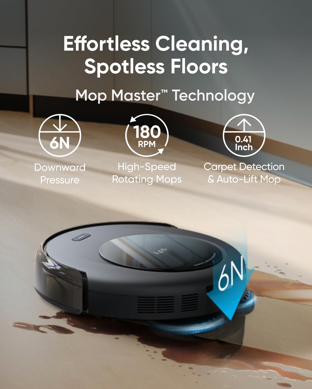 eufy Omni S1,Robot Vacuum Cleaner with Mop, Incredible Suction, All-in-One Station, Smart Obstacle Avoidance, Lift Mop, Wi-Fi, App, Alexa, Corner-to-Edge Deep Cleaning