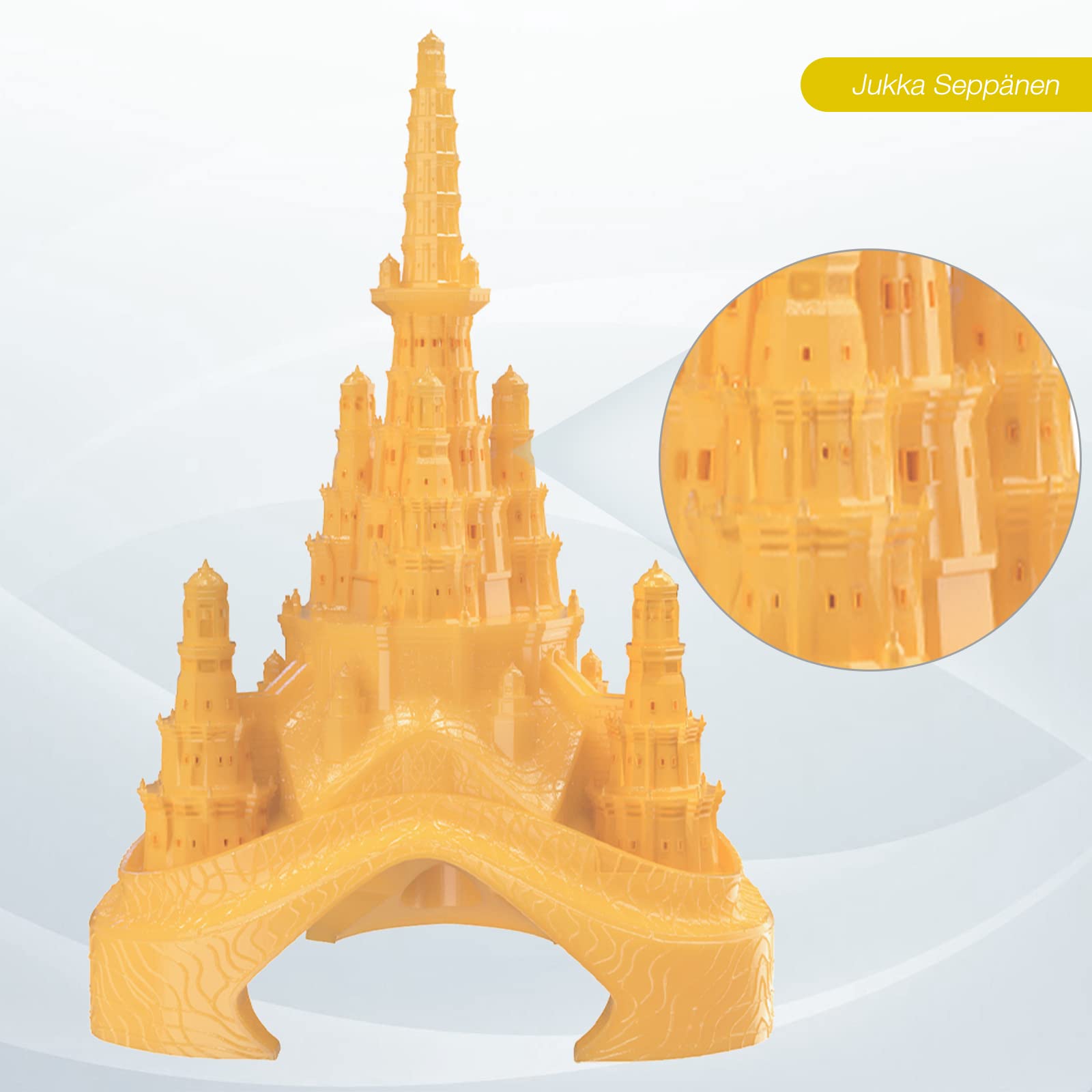 ELEGOO 8K 3D Printer Resin, Standard Photopolymer Resin 405nm UV-Curing Resin, Best for 8K/9K/12K/14K/16K LCD 3D Printer Space Grey 1000G