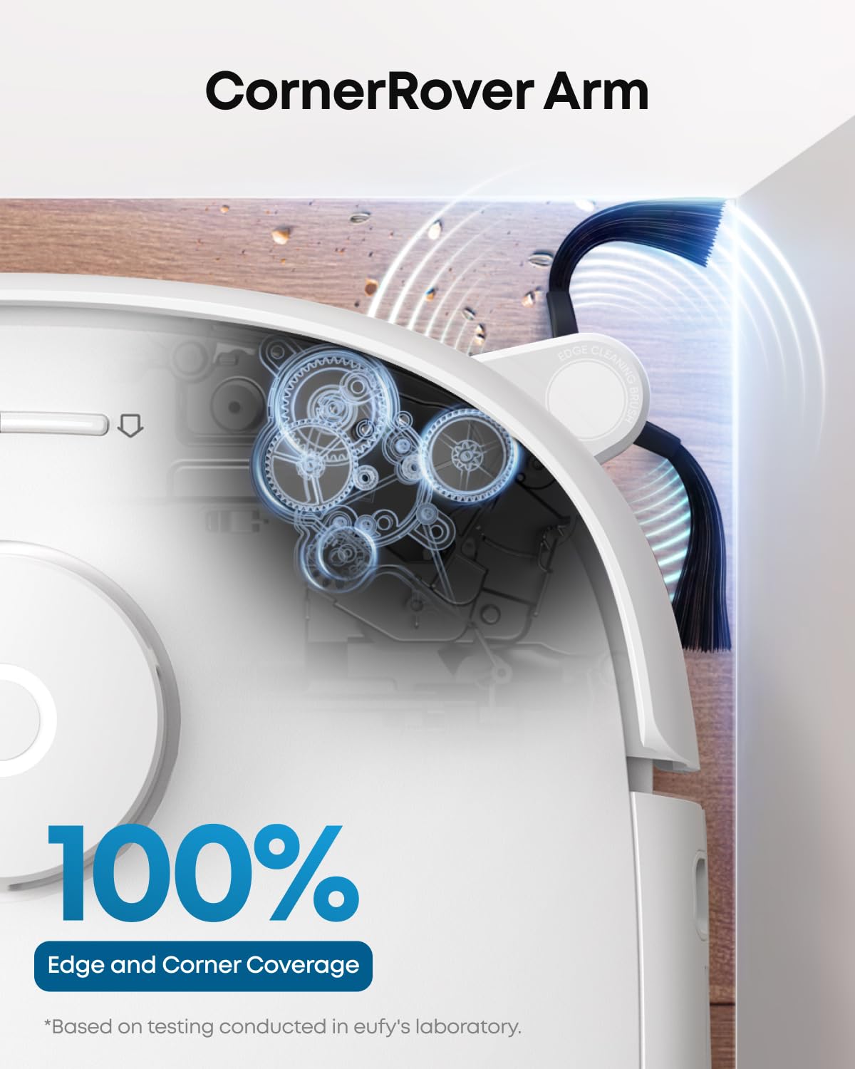 eufy E25 Omni Robot Vacuum Cleaner with Mop, HydroJet System, 20,000 Pa Turbo Powerful Suction, Zero Tangling, Corner-to-Edge Deep Cleaning and Mop Lifting, with Auto All-In-One Station