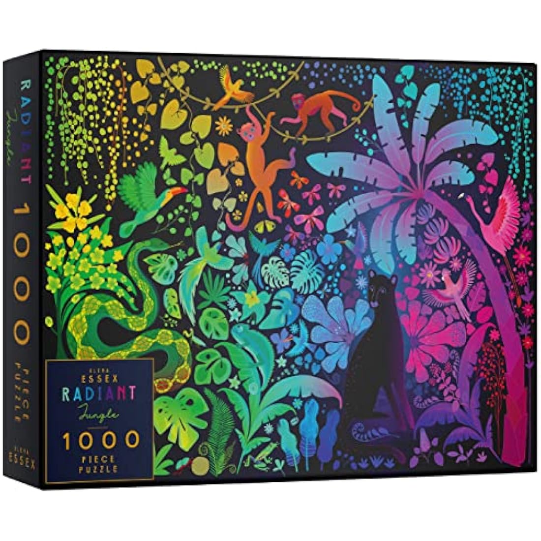Elena Essex 1000 Piece Jigsaw Puzzles for Adults (Radiant Jungle)