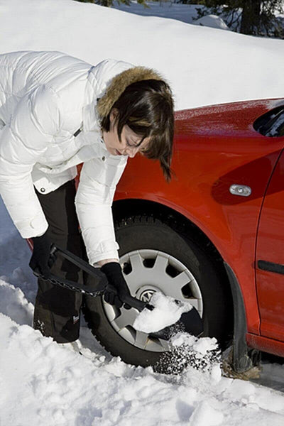 Fiskars Folding Spade for Campers and Mountaineers, Can Also be used as Shovel and Pickaxe, With Canvas Bag, Length (Unfolded): 59 cm, Hardened Boron
