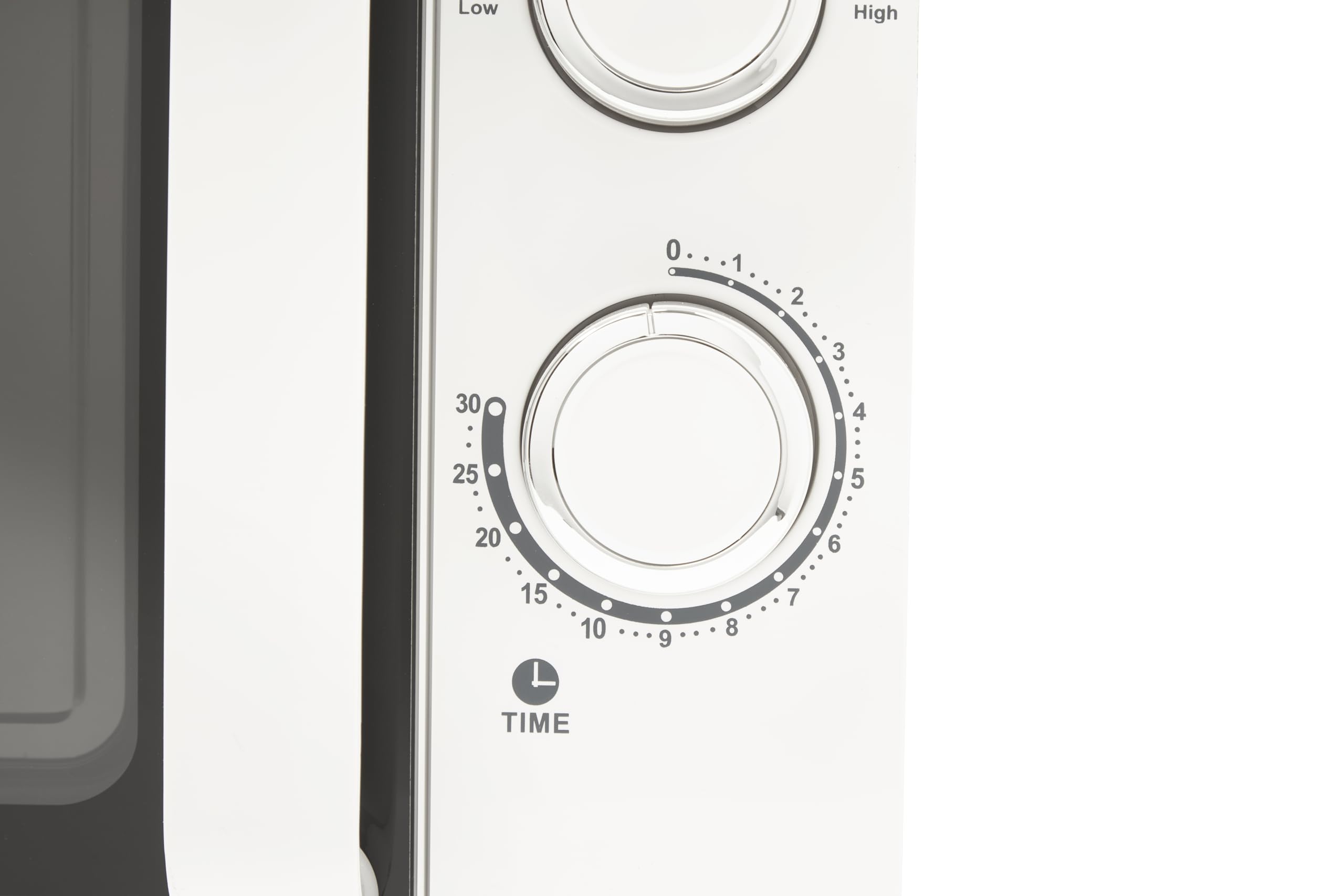 Haden 20L White Microwave - 800W Compact Countertop Microwave Oven with 6 Power Levels, 30-Min Timer & Defrost Function  Perfect for Kitchens, Dorms,