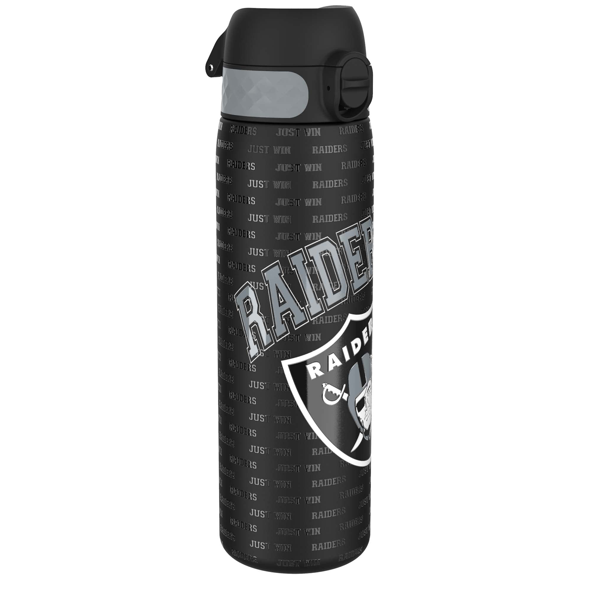 Ion8 NFL Jaguars Lightweight Steel Water Bottle, 600 ml/20 oz, Non-Insulated, Leak Proof, Easy to Open, Secure Lock, Dishwasher Safe, Flip Cover, Fits Cup Holders, Metal Water Bottle
