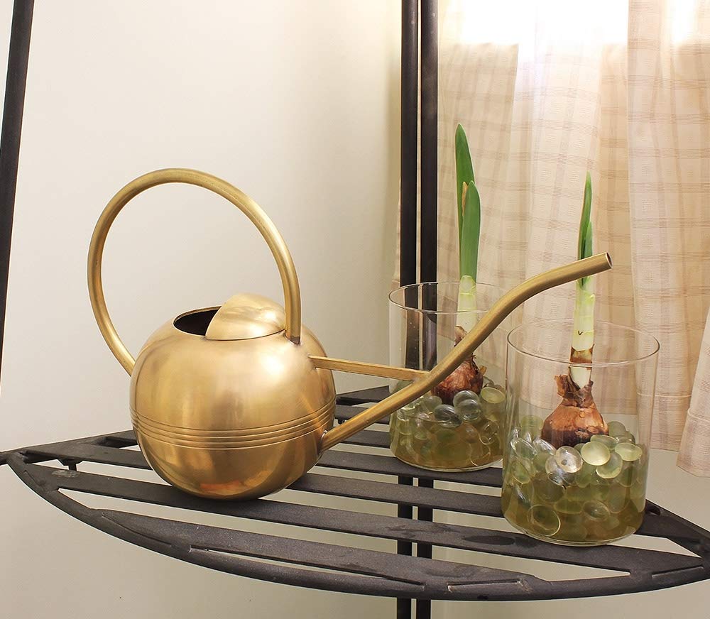 Achla Designs WC-01 Small Watering Can - Brass