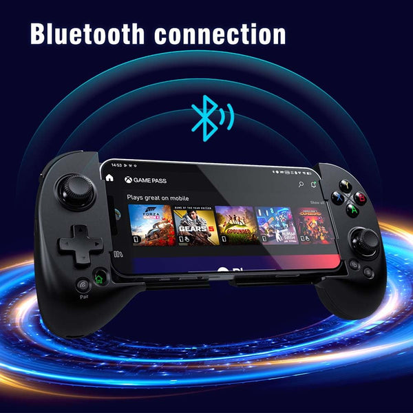 ShanWan Mobile Gaming Controller for Android/iOS, Phone controller for iPhone15, Bluetooth connection, PS Remote Gaming Xbox Cloud Steam Link GeForce NOW MFi Apple Arcade Gaming