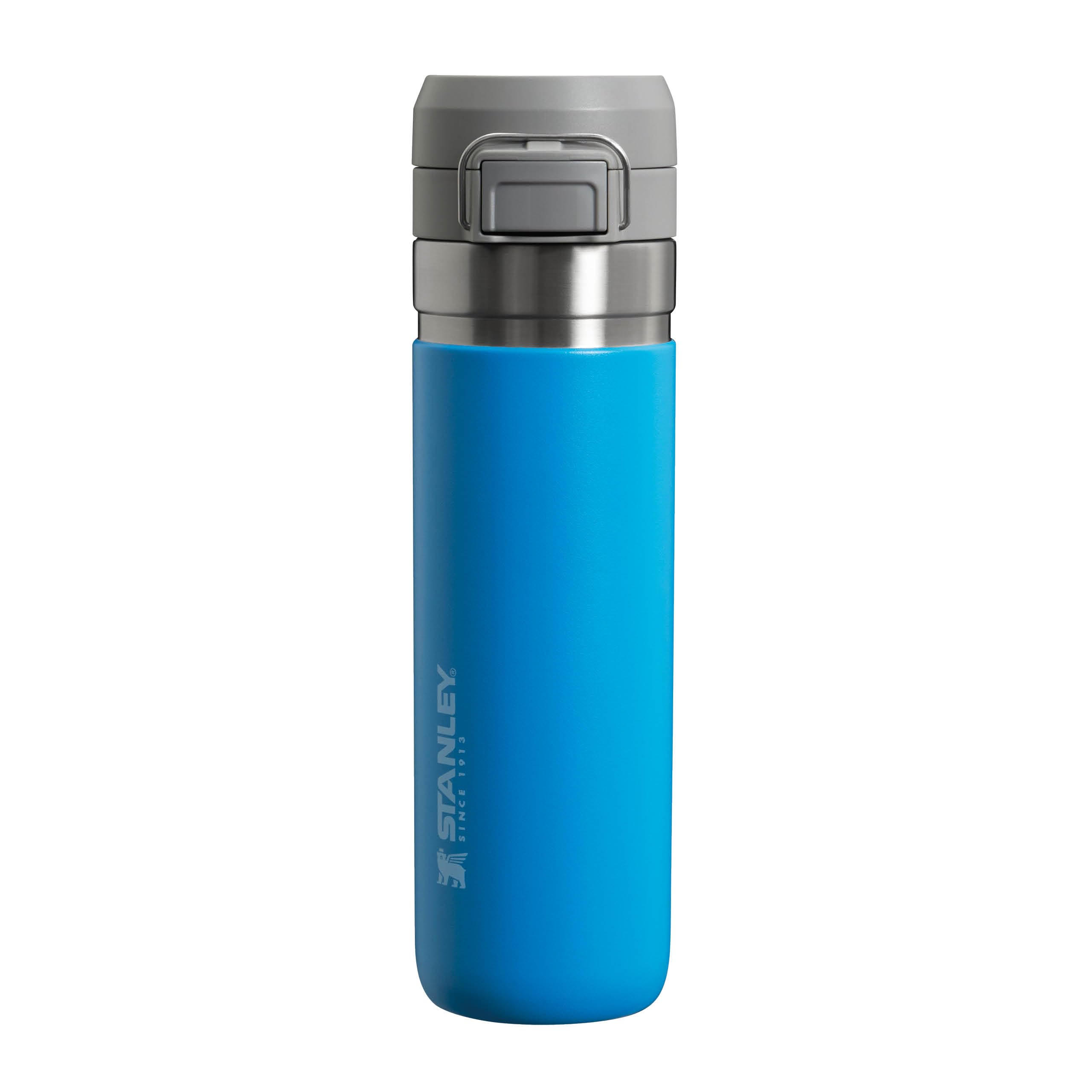 STANLEY Quick Flip Stainless Steel Water Bottle 0.47L - Keeps Cold For 7 Hours - Leakproof - BPA-Free Thermal Flask - Dishwasher Safe - Cup Holder Compatible