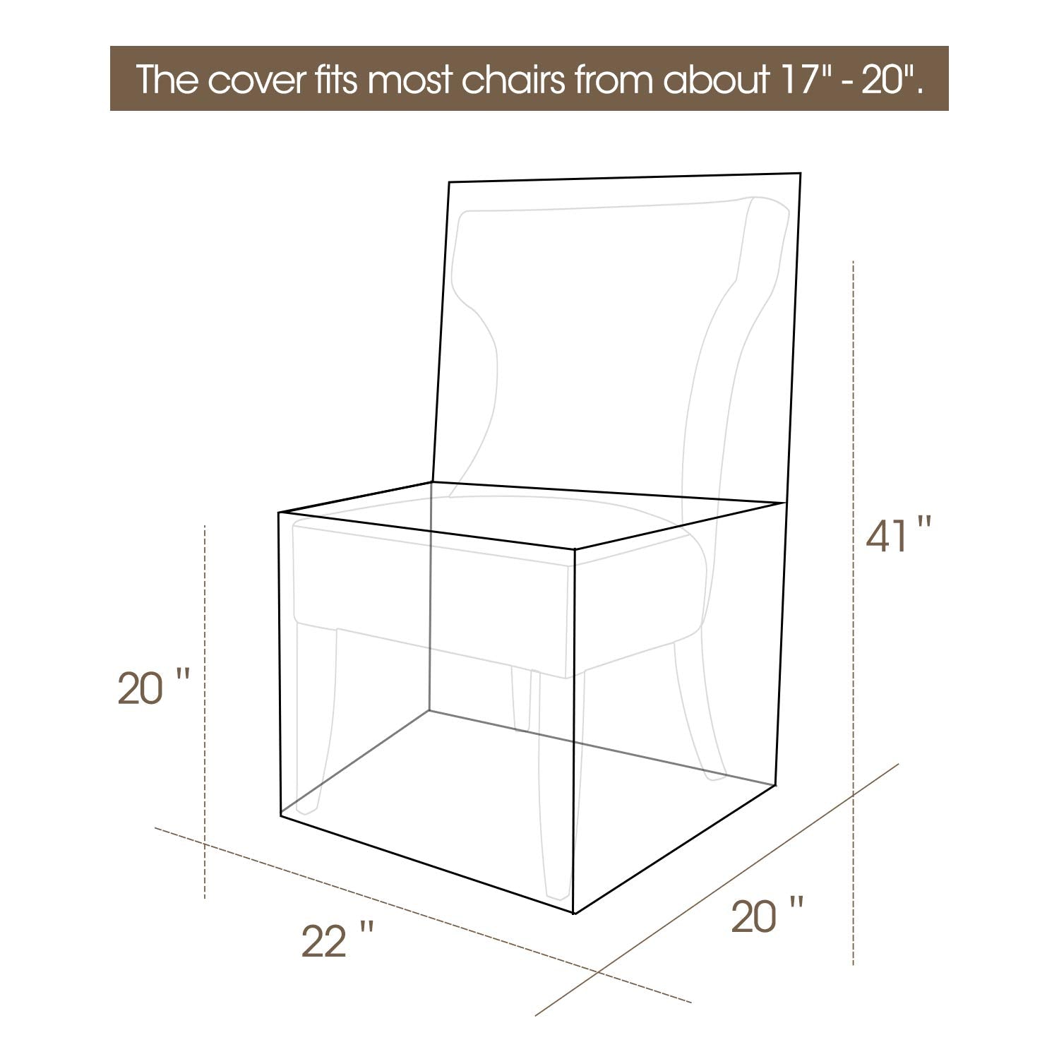 Mardili Plastic Dining Chair Protector(4 Pack)