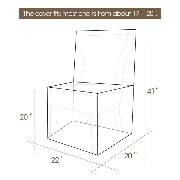 Mardili Plastic Dining Chair Protector(4 Pack)