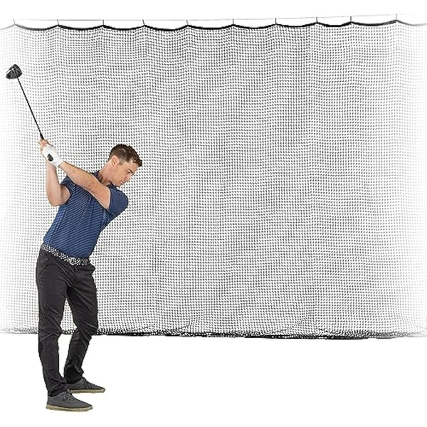 GoSports Sports Netting - Hitting Net for Golf, Baseball, Hockey, Soccer, LAX and More - 10 ft, 15 ft, 20 ft