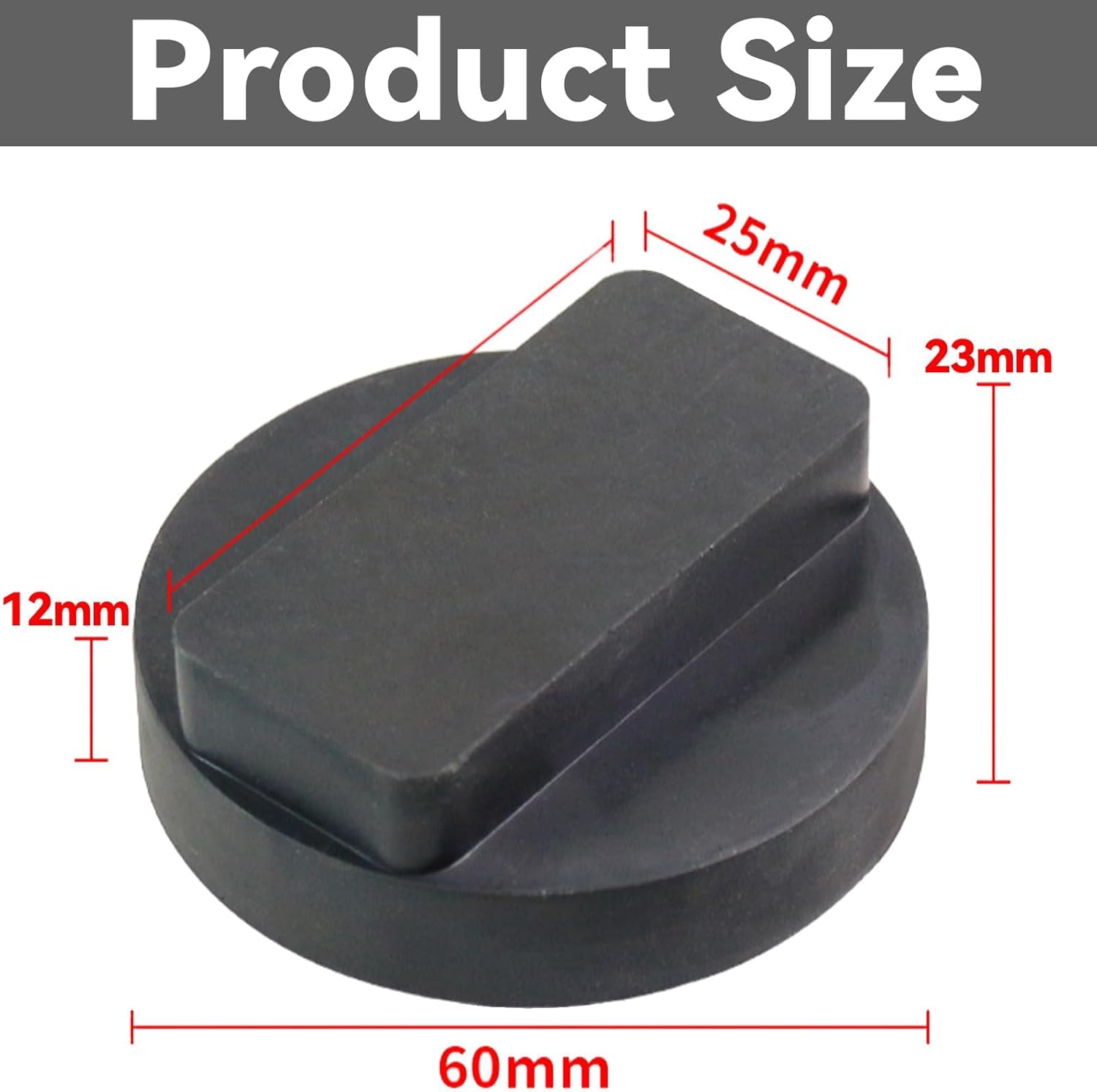 2 Pcs Trolley Jack Rubber Pad, Jacks Point Pad Under Car Support, Vehicle Lift Support Pad, Car Jack Rubber Pad, Rubber Jack Pad Trolley Jack, Jack Stand Pads, Car Jack Rubber Pad for BMW Series