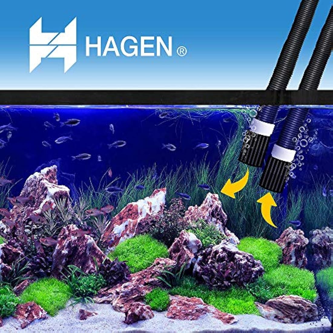 Fluval FX4/5/6 Ribbed Hosing, 4 m